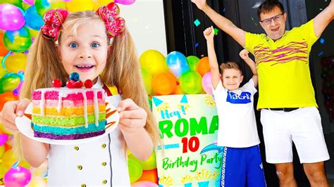 videos de roma|Roma's 10th Birthday Party! Diana and Roma have fun with .